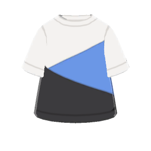 Color-blocked tee