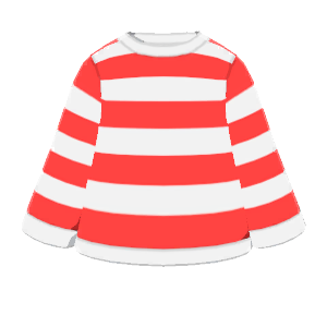 Long-sleeve striped tee