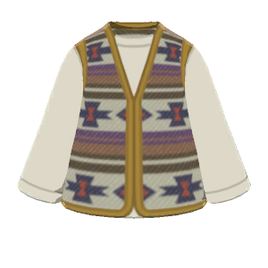 Patterned vest