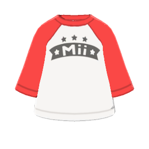 Raglan long-sleeve tee