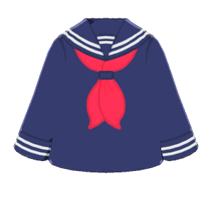 Sailor-uniform top