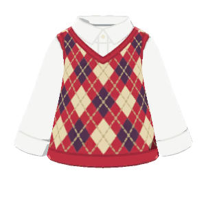 Argyle vest