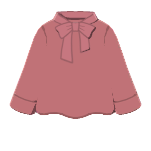 Blouse with bow