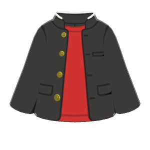 Open-school-uniform top