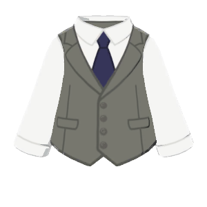 Dress shirt with vest