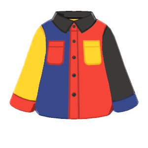 Crazy-color shirt