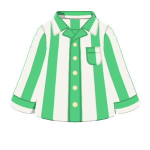 Wide-striped shirt