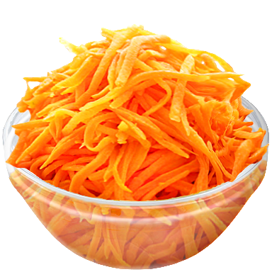 Grated carrot