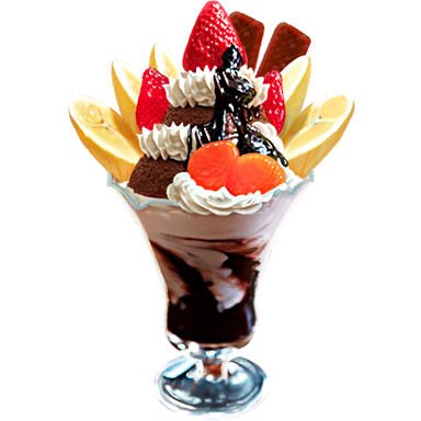 Chocolate sundae