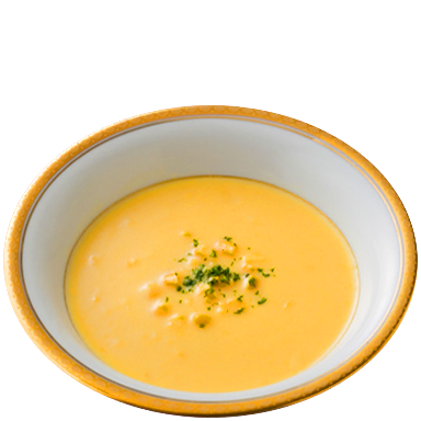 Creamy corn soup