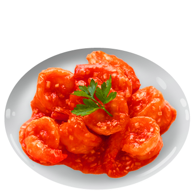 Chili prawns