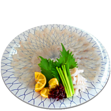 Fugu sashimi