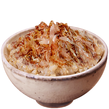 Bonito-flakes rice bowl