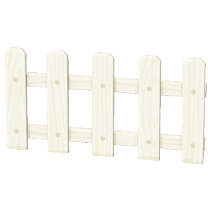 Wooden fence