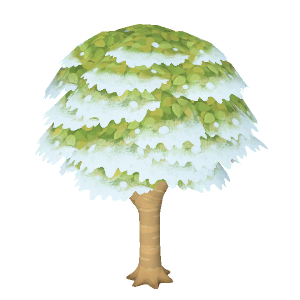 Hardwood tree (snowy)