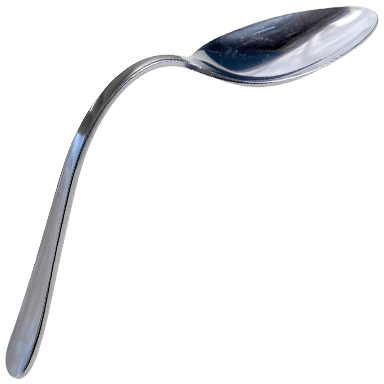 Bent spoon