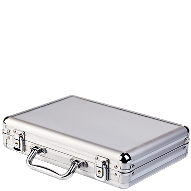 Aluminum briefcase