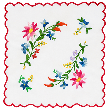 Embroidered handkerchief