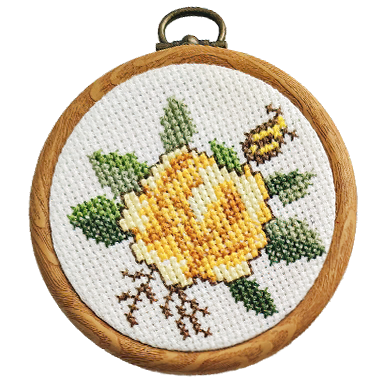 Embroidered decoration