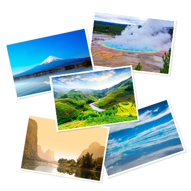 Picture-postcards set