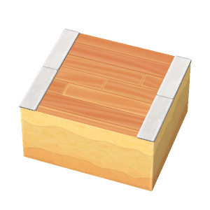 Wooden-boards path